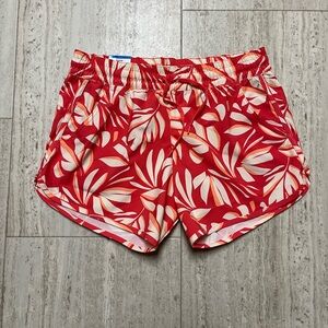 Columbia 5” Swim Shorts Pink Orange Ivory NWT
